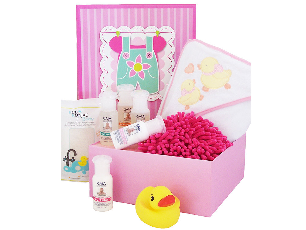 Baby Girl Bathtime Baby Hamper